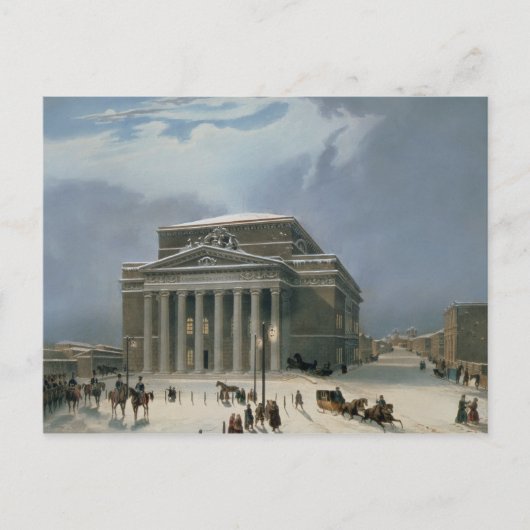Das Bolschoi-Theater in Moskau Postkarte (Vorderseite)