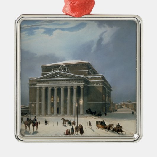 Das Bolshoi Theater in Moskau Silbernes Ornament (Vorne)