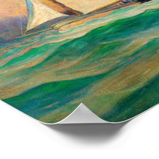 Das Bonadventure 1918 von Newell Convers Wyeth Poster (Ecke)