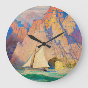 Das Bonadventure von Newell Convers Wyeth Große Wanduhr