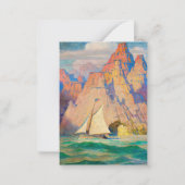 Das Bonadventure von Newell Convers Wyeth Mitteilungskarte (Vorderseite)