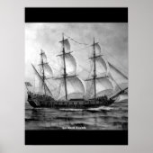 Das Bonhomme Richard, 1779_War-Bild Poster (Vorne)