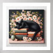 Das Bookmark Black Cat" Poster (Vorne)