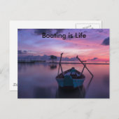 Das Boot ist eine Postkarte für das Leben (Vorne/Hinten)