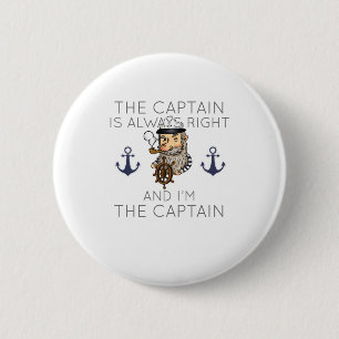Das Booten des Kapitäns ist immer richtig, und ich Button