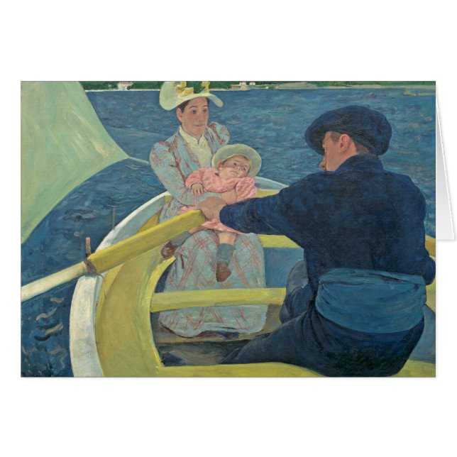 Das Bootfahrt-Party, 1893-94 (Öl auf Leinwand) (Vorderseite (Horizontal))