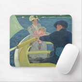 Das Bootfahrt-Party, 1893-94 (Öl auf Leinwand) Mousepad (Mit Mouse)