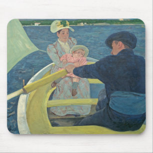 Das Bootfahrt-Party, 1893-94 (Öl auf Leinwand) Mousepad