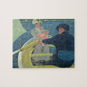 Das Bootfahrt-Party, 1893-94 (Öl auf Leinwand) Puzzle