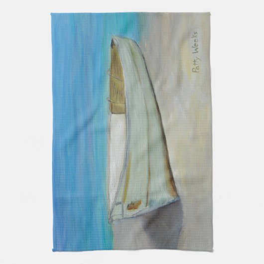 Das Boots-Geschirrtuch Handtuch (Vertikal)