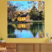 Das Bootshaus Leinwanddruck (Insitu (Wohnzimmer))