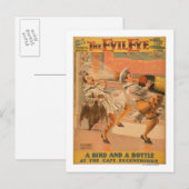 Das böse Auge "A Bird & a Bottle" Theater Postkarte (Vorne/Hinten)