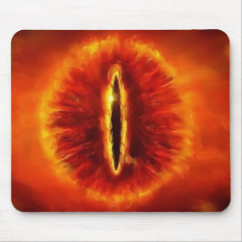 Das böse Auge beobachtet dich Mousepad