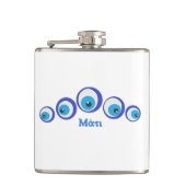 Das böse Auge Flachmann (Vorderseite)