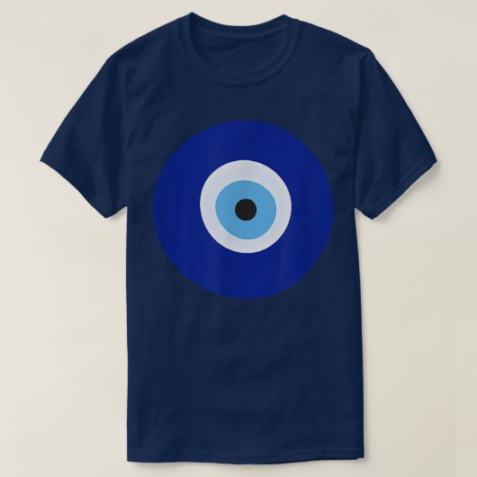 Das böse Auge verwarf negative Energiewitze und Ta T-Shirt (Design vorne)