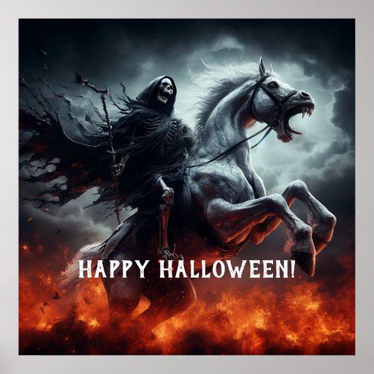 Das böse Blasspferd und das TodesHalloween Poster (Vorne)