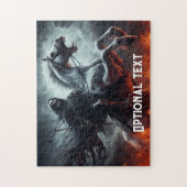 Das böse Blasspferd und das TodesHalloween Puzzle (Vertikal)