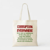 Das Böse hat keine Substanz, die es selbst gibt -  Tragetasche (Rückseite)