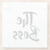 DAS BOSS GLASUNTERSETZER (Rückseite)