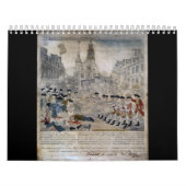 Das Boston-Massaker durch Paul Revere 1770 Kalender (Titelbild)