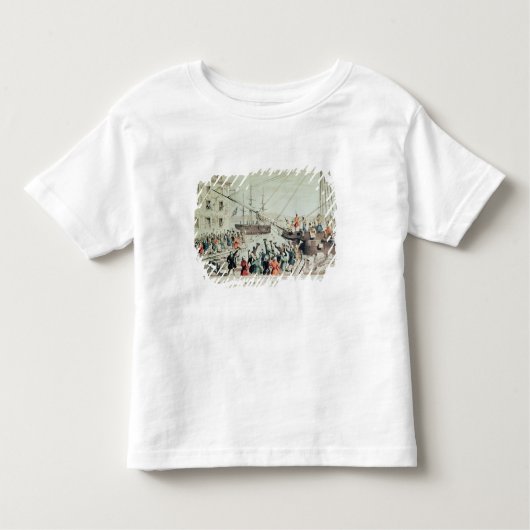 Das Boston-Tee-Party, 1846 Kleinkind T-shirt (Vorderseite)