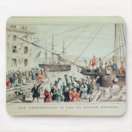 Das Boston-Tee-Party, 1846 Mousepad (Vorne)