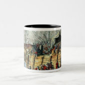 Das Boston-Tee-Party, am 16. Dezember 1773 Zweifarbige Tasse (Mittel)