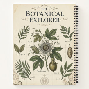 Das Botanische Explorationsnotizbuch Notizblock