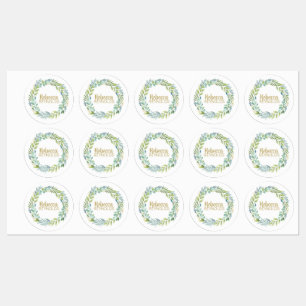 Das botanische Grün imprägniern Aufkleber