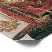 Das Boudoir der Kaiserin Maria Alexandrowna Poster (Ecke)