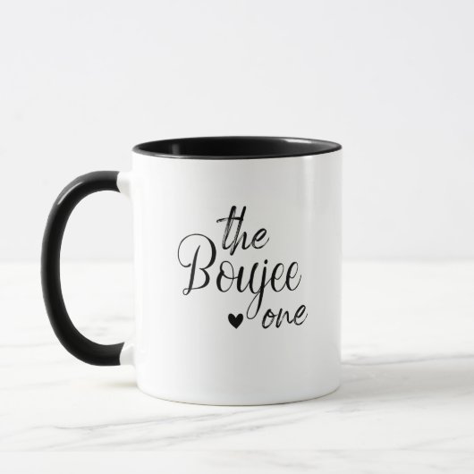 Das Boujee-eine, das Beste Geschenk eines Freundes Tasse (Links)
