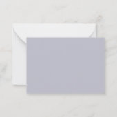 Das Bouquet der weißen Blume, danke Karten (Rückseite)