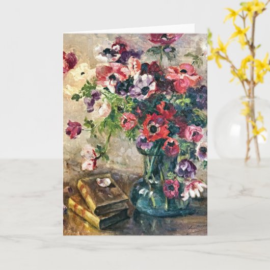 Das Bouquet von Anemones | Luce Boyals Karte (Gelbe Blume)