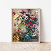 Das Bouquet von Anemones | Luce Boyals Poster