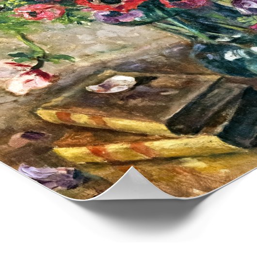 Das Bouquet von Anemones | Luce Boyals Poster (Ecke)