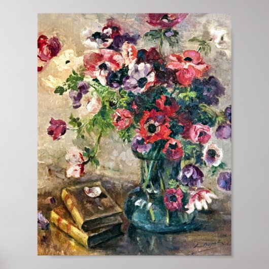 Das Bouquet von Anemones | Luce Boyals Poster (Vorne)