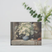 Das Bouquet von Margueritas, 1866 Postkarte (Stehend Vorderseite)