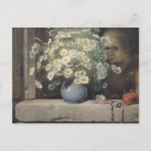 Das Bouquet von Margueritas, 1866 Postkarte