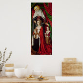 Das Bourbon-Altarpiece Poster (Küche)