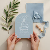 Das Bow Sketch-Hochzeitskleid-Brautparty binden Einladung