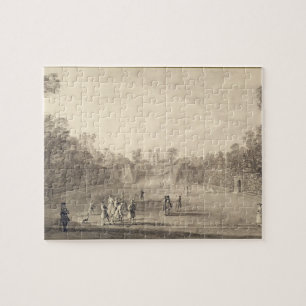 Das Bowling Green bei Claremont, 1738 (Stich) Puzzle