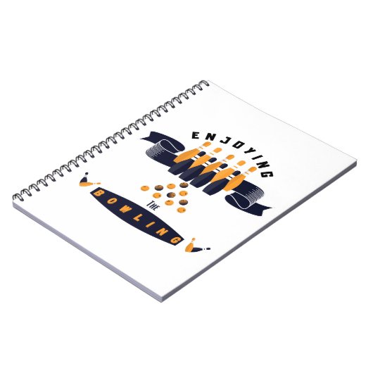 Das Bowling-Notebook Notizblock (Linke Seite)