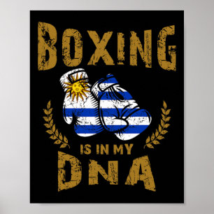 Das Boxen findet sich in meinen D-n-a-Uruguay-Flag Poster
