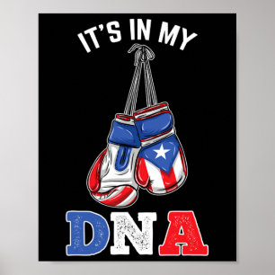 Das Boxen in meinem DNA-Puerto-Rico Poster