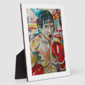 Das Boxer-Gemälde von Alfred Fox Fotoplatte (Seite)