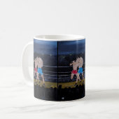 Das Boxer Gemälde von Alfred Fox Kaffeetasse (Vorderseite Links)