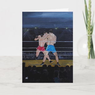Das Boxer Gemälde von Alfred Fox Karte