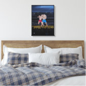 Das Boxer-Gemälde von Alfred Fox Leinwanddruck (Insitu (Schlafzimmer))