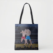 Das Boxer Gemälde von Alfred Fox Tasche (Vorderseite)