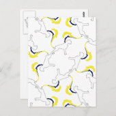 Das Boxermuster Postkarte (Vorne/Hinten)